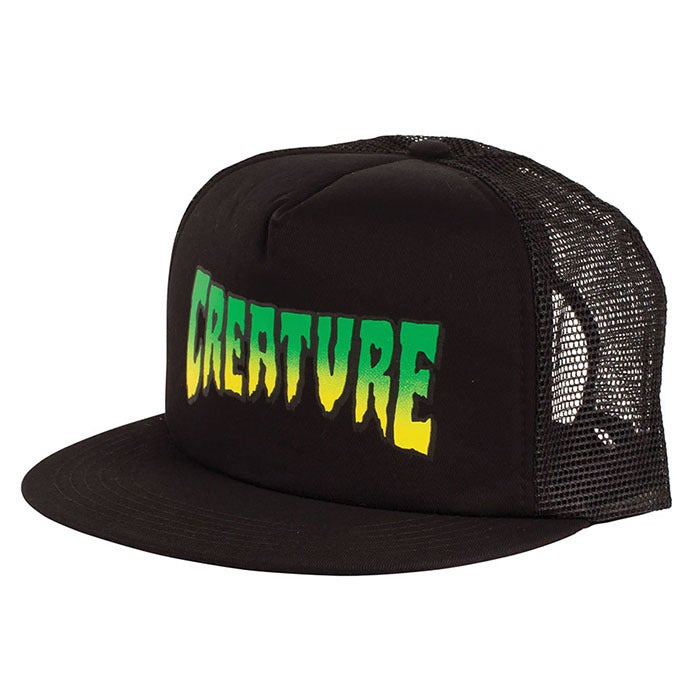 【BAKER SKATEBOARDS】 The Stoned Age Snapback / Black Baker Skateboards The Stoned Age Snapback Cap - Black/Green